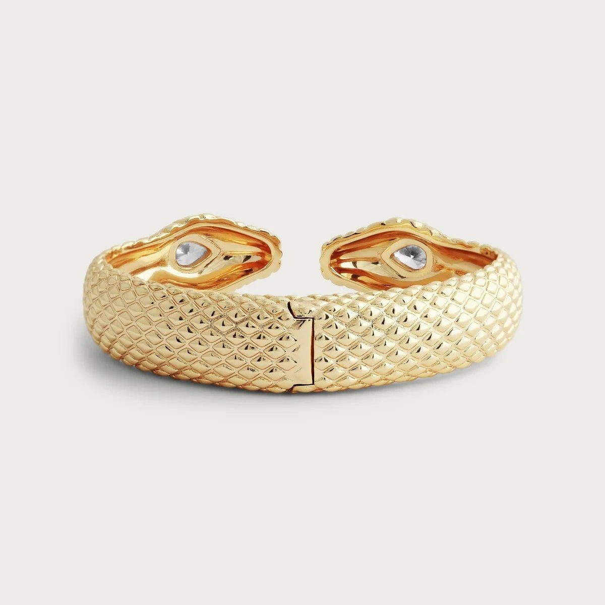 Serpent Double Head Hinged Bracelet - BTK COLLECTIONS