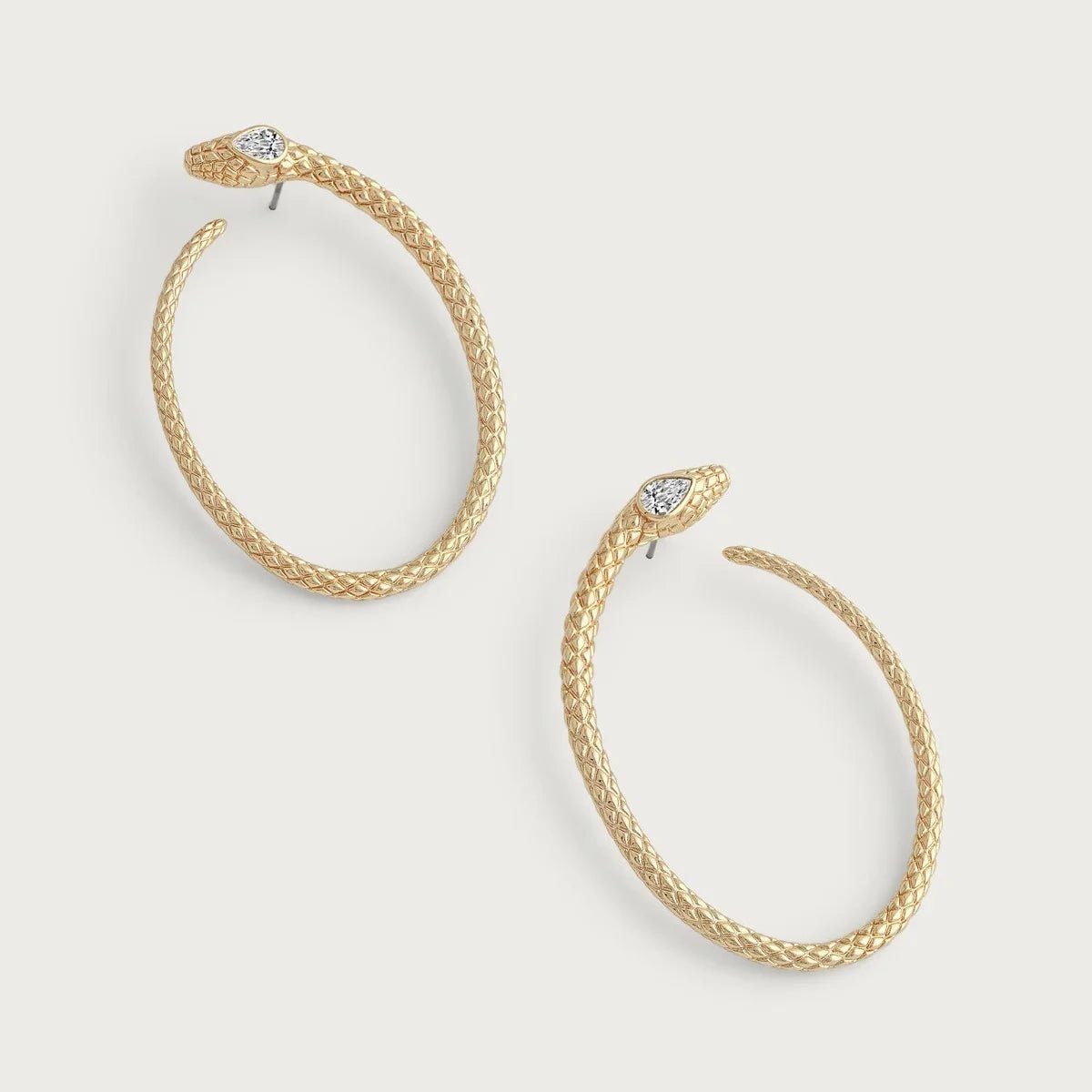 Serpent Hoop Earrings - BTK COLLECTIONS