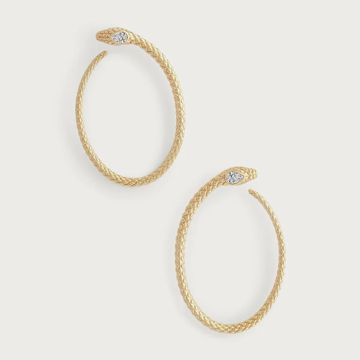 Serpent Hoop Earrings - BTK COLLECTIONS