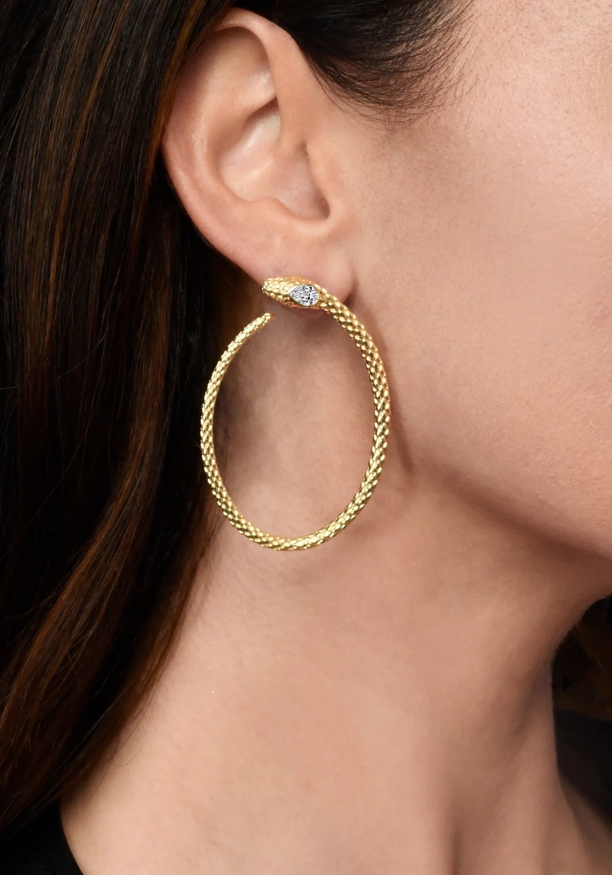 Serpent Hoop Earrings - BTK COLLECTIONS