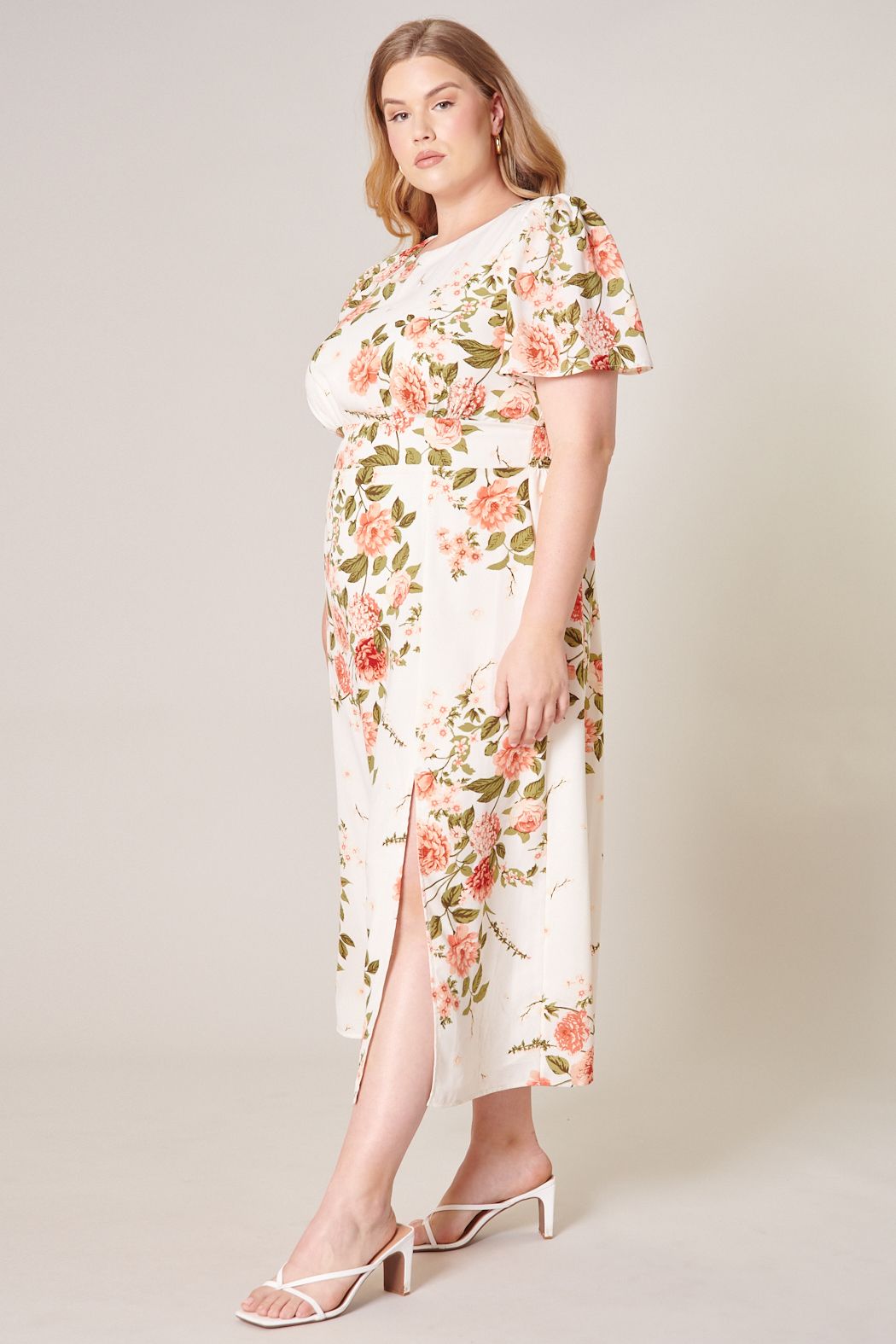 Sweet on You Bloom Midi Dress - BTK COLLECTIONS