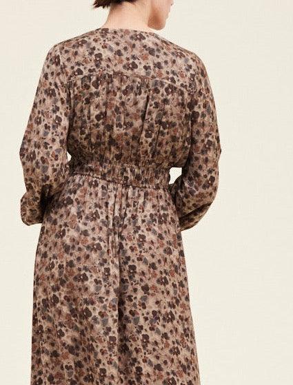 Tawny Tiered Floral Print Maxi Dress - BTK COLLECTIONS