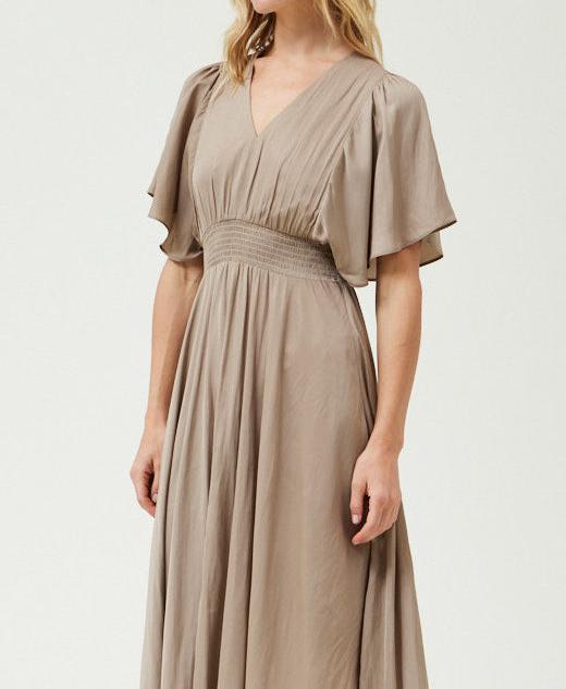 Unbalanced Skirt Maxi Dress - BTK COLLECTIONS