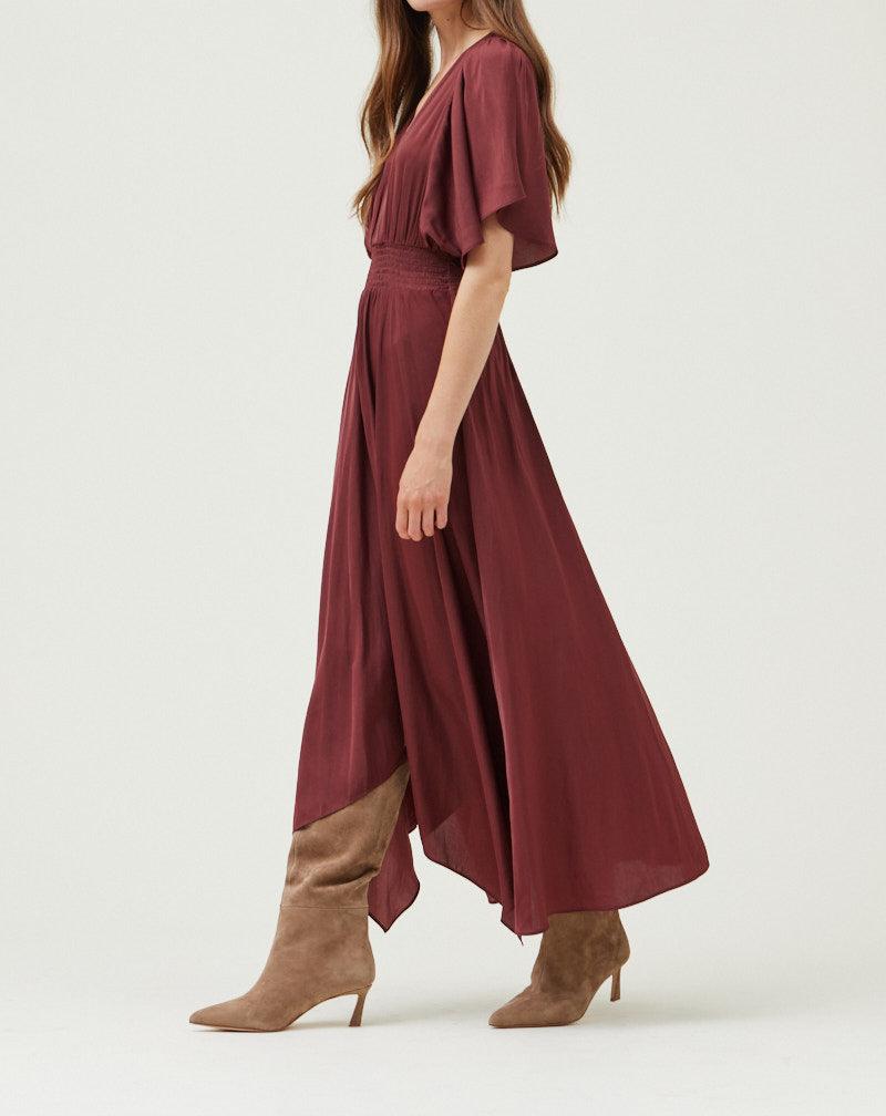 Unbalanced Skirt Maxi Dress - BTK COLLECTIONS