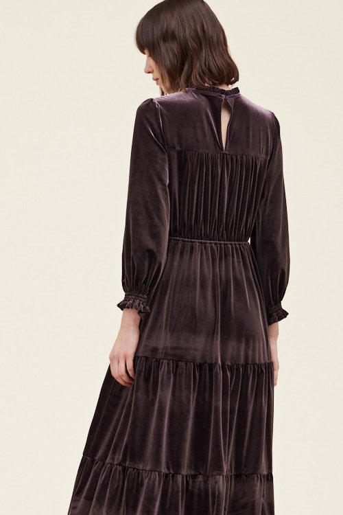 Velvet Midi Dress - BTK COLLECTIONS