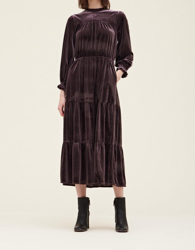 Velvet Midi Dress - BTK COLLECTIONS