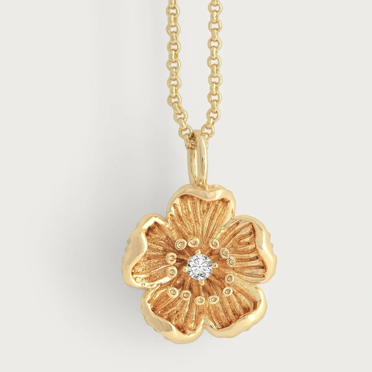 Wildflowers Gold Pendant Necklace - BTK COLLECTIONS