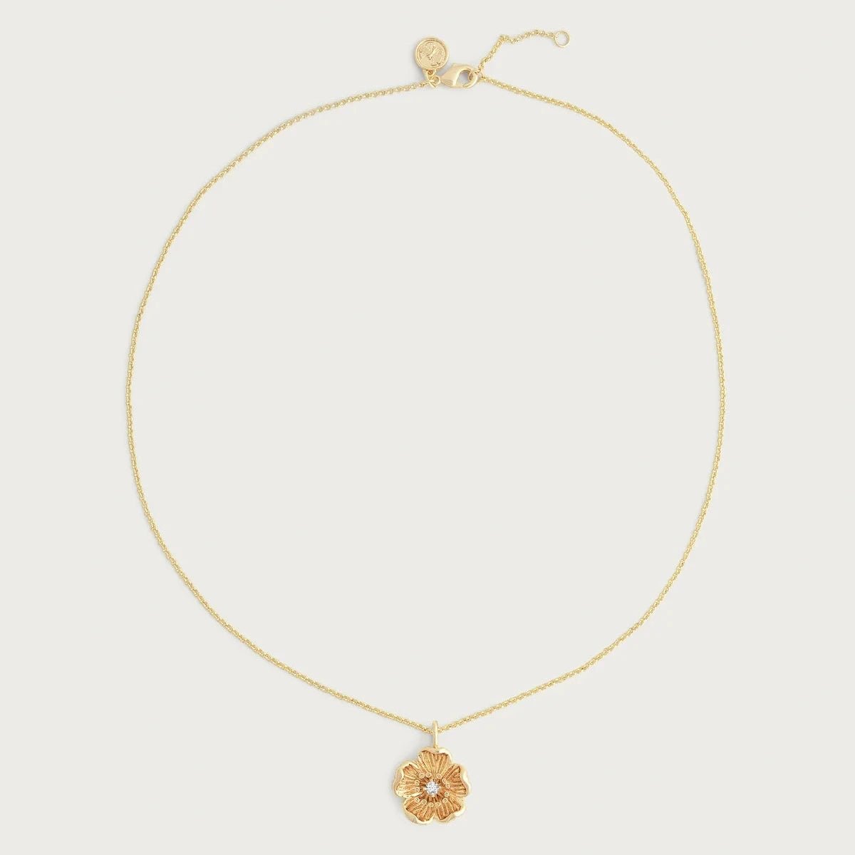 Wildflowers Gold Pendant Necklace - BTK COLLECTIONS