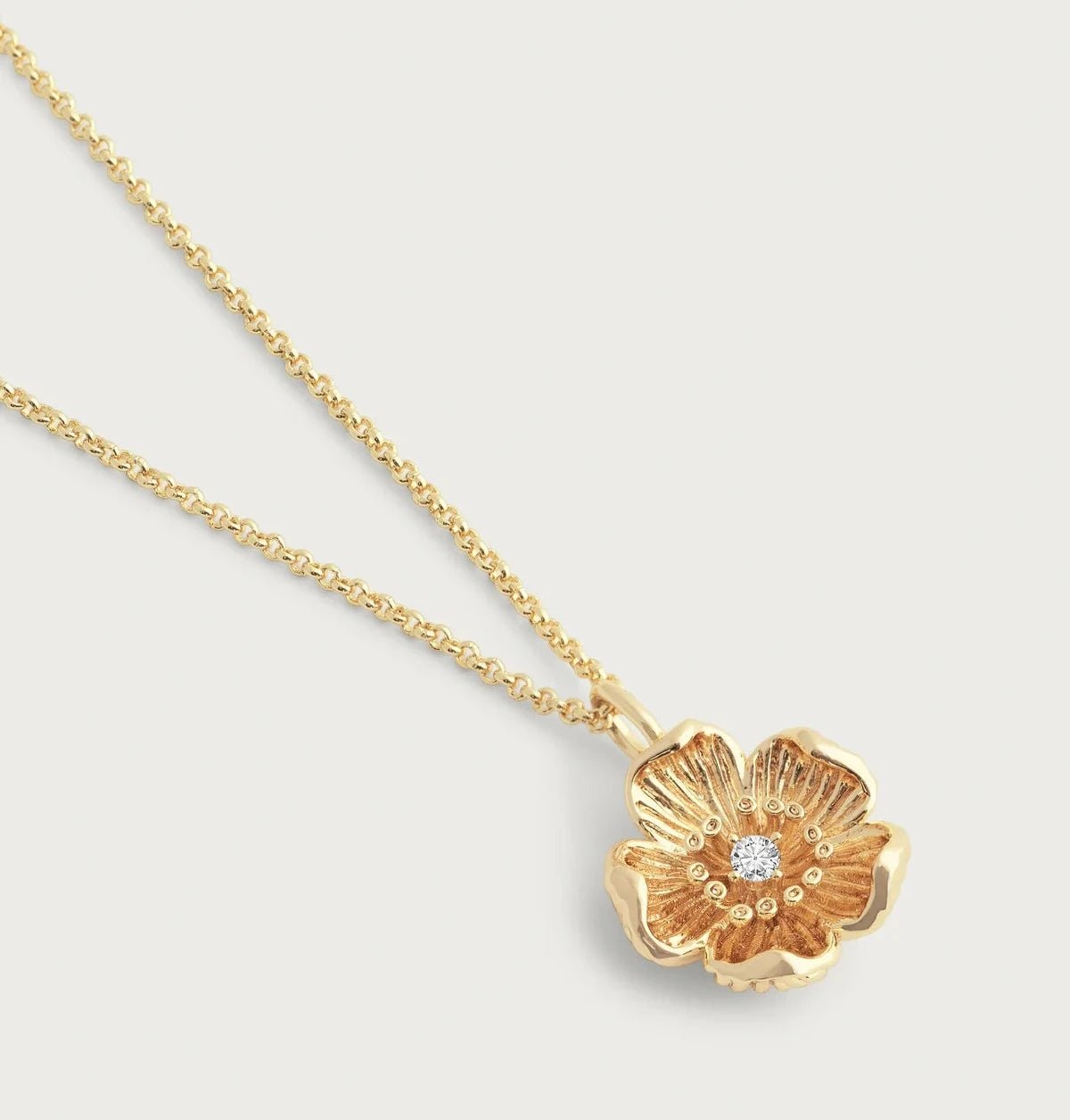 Wildflowers Gold Pendant Necklace - BTK COLLECTIONS