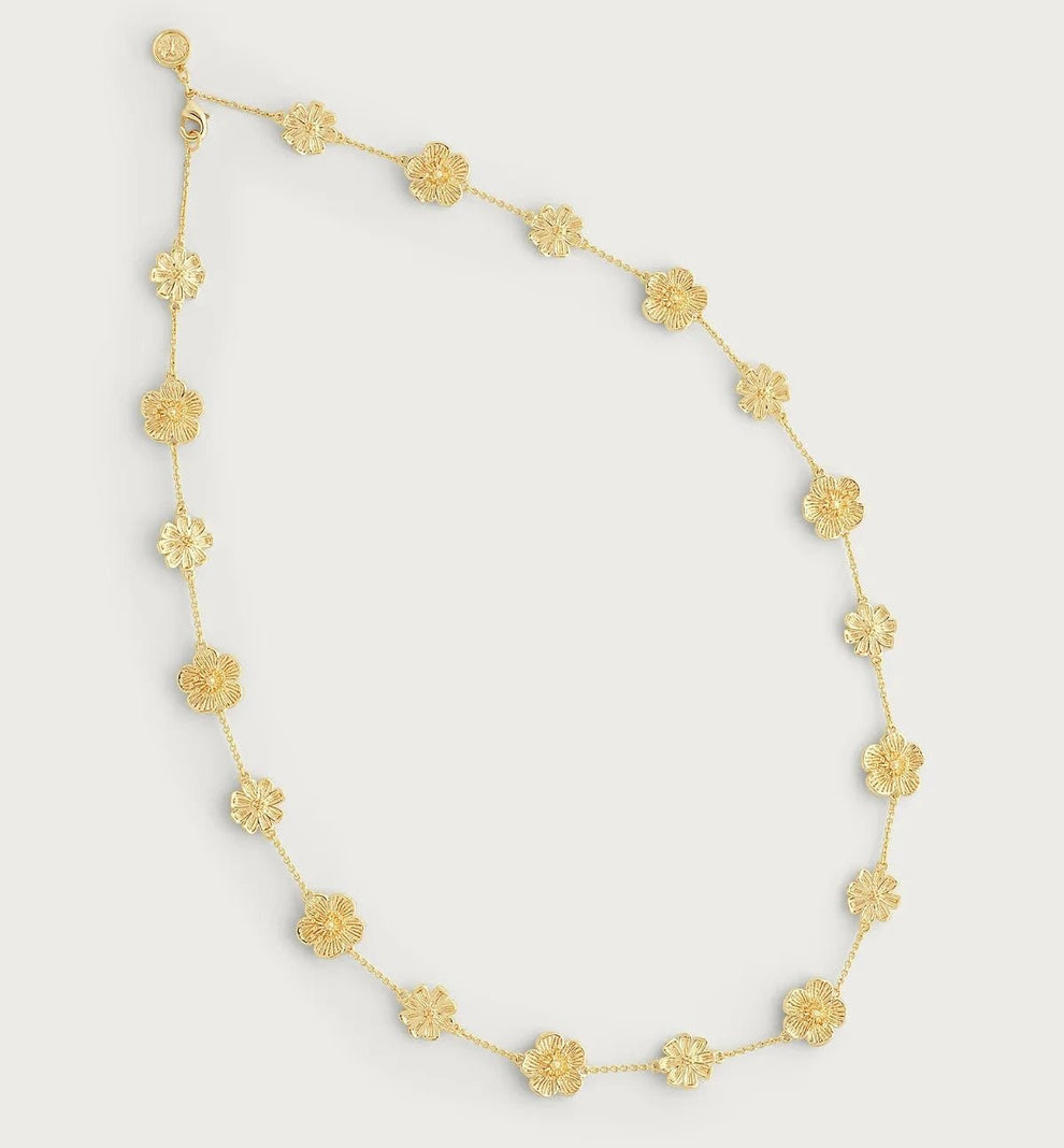 Wildflowers Station Necklace - BTK COLLECTIONS