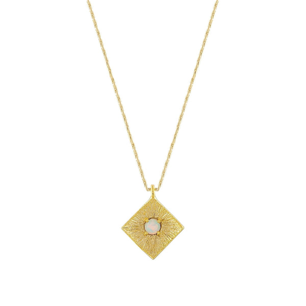 Alaia Opal Necklace - BTK COLLECTIONS