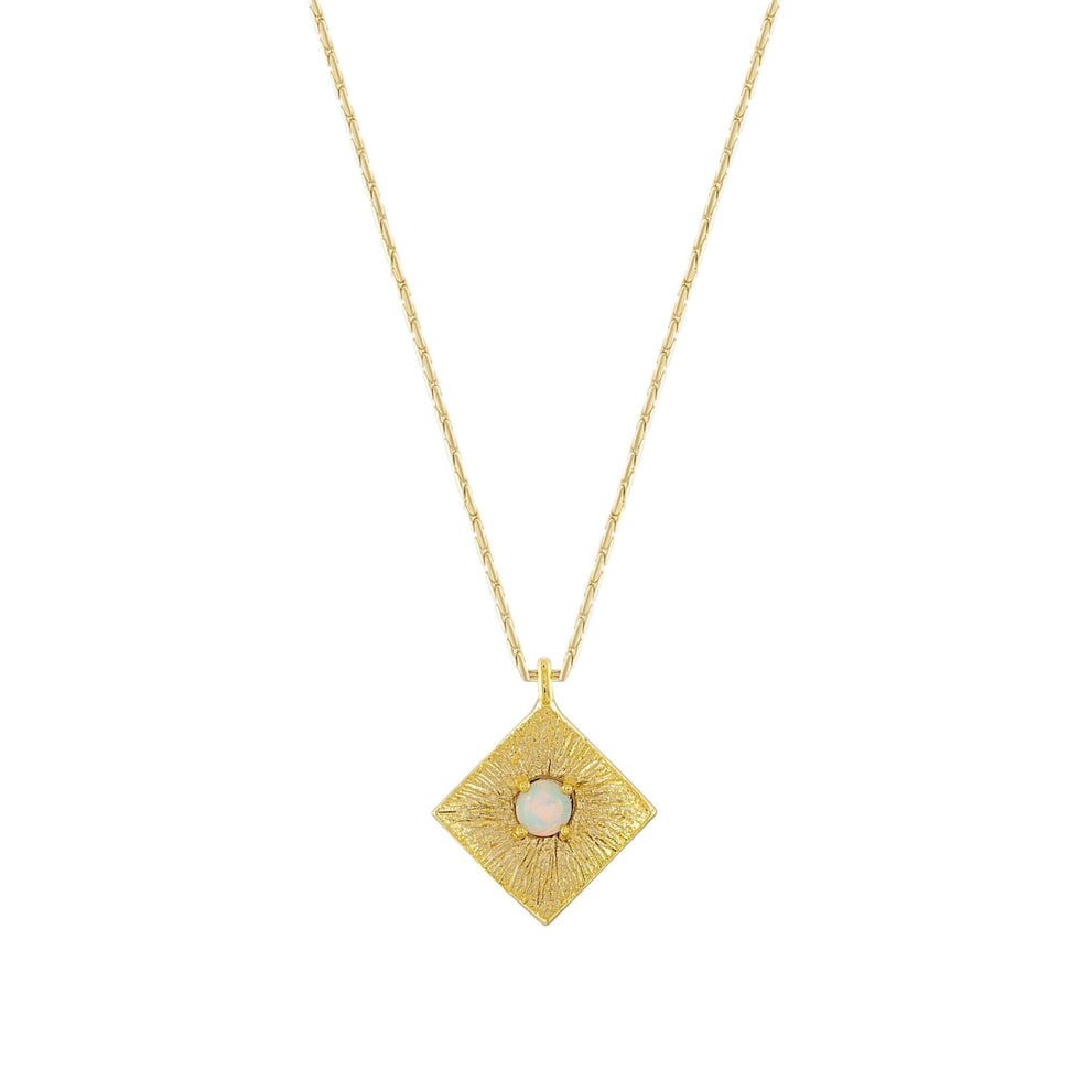 Alaia Opal Necklace - BTK COLLECTIONS