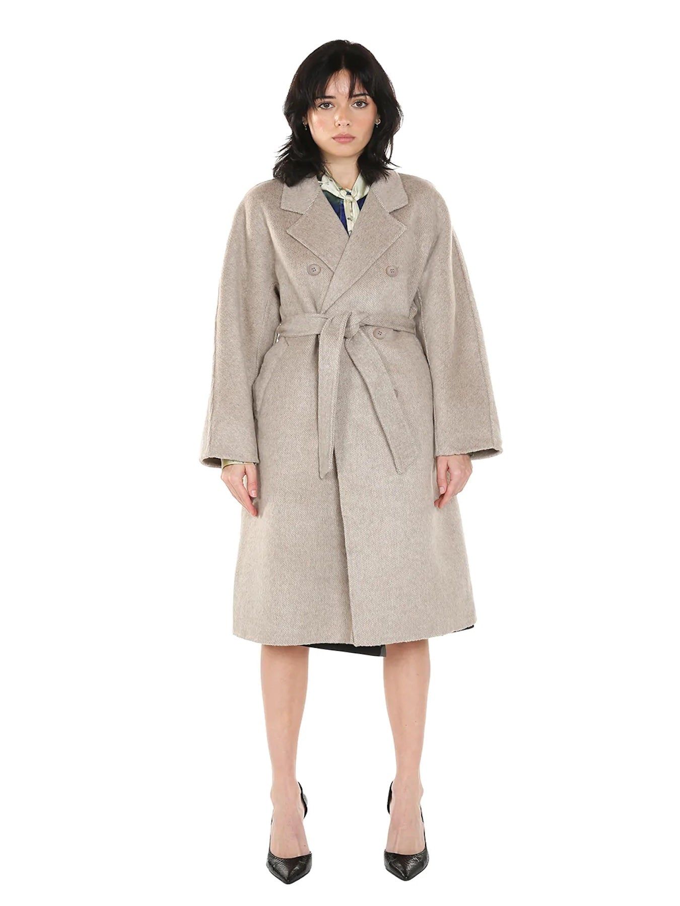 Classic Double Breasted Wool Coat - BTK COLLECTIONS