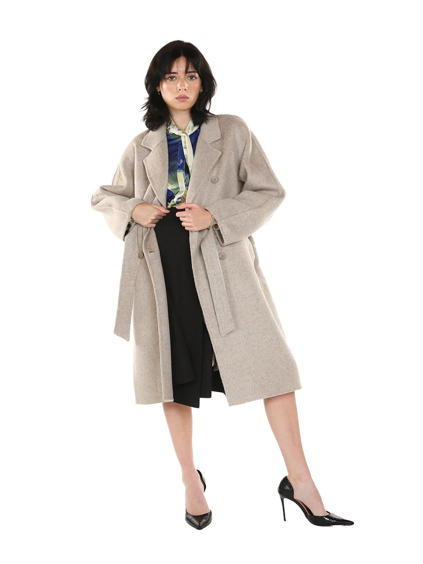 Classic Double Breasted Wool Coat - BTK COLLECTIONS