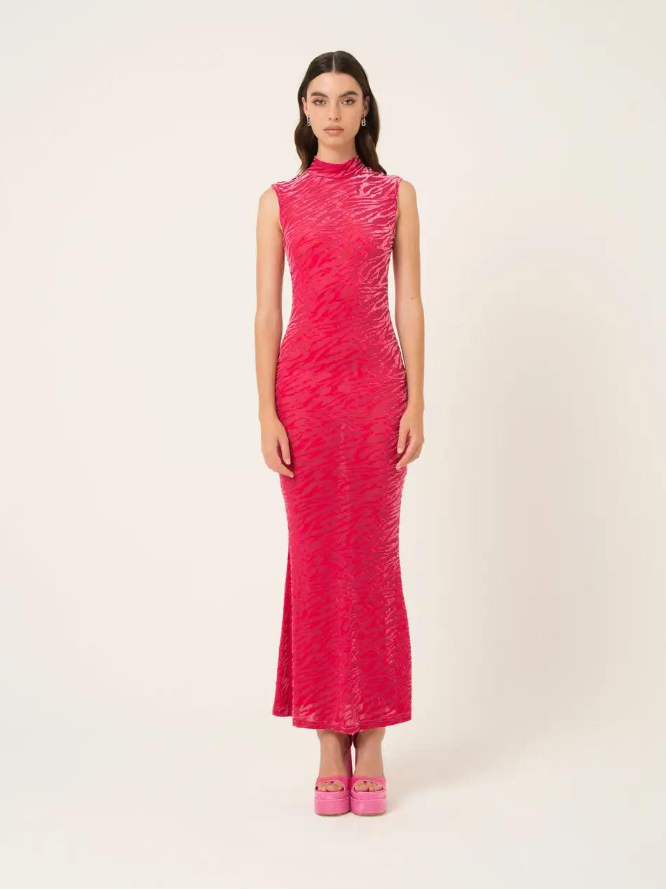 High Neck Lana Dress - BTK COLLECTIONS