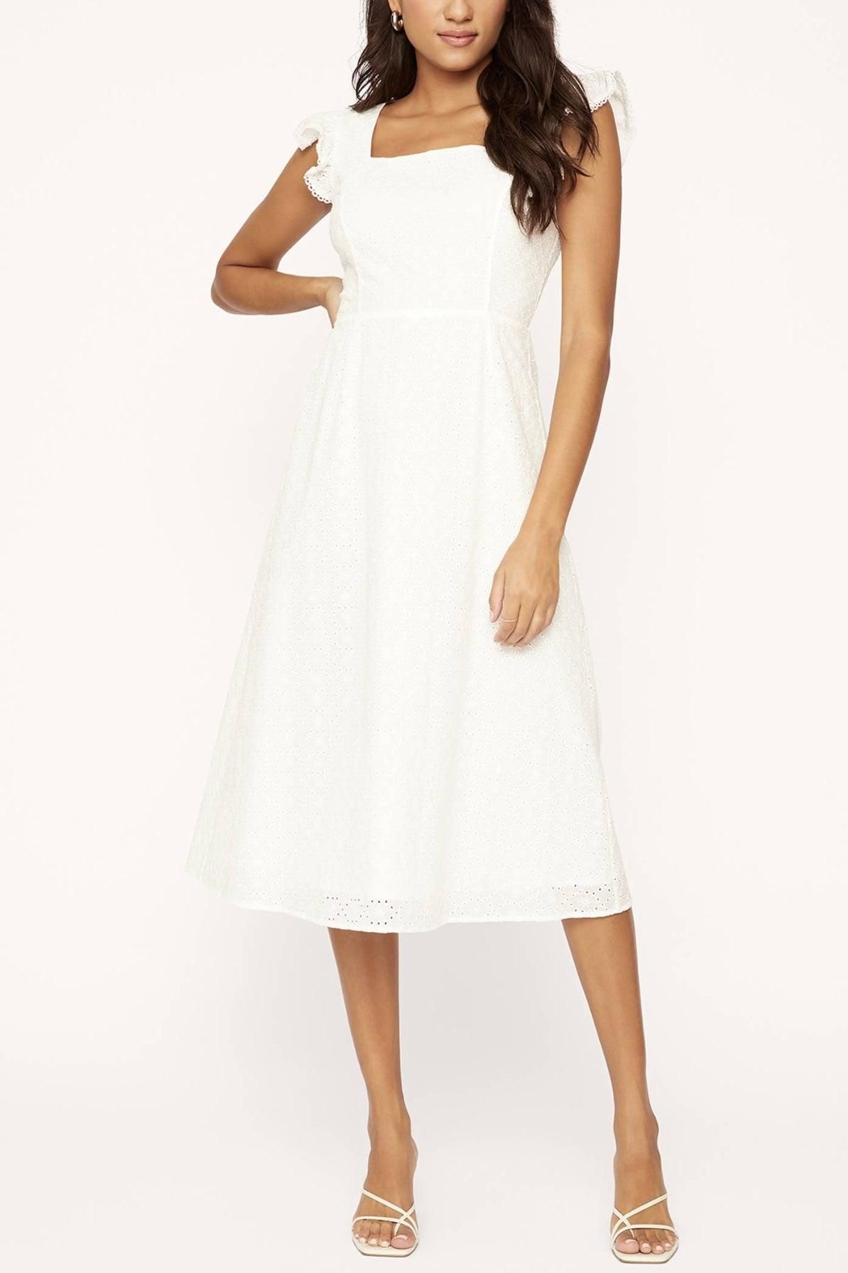 Hoku Hawaii White Midi Dress - BTK COLLECTIONS