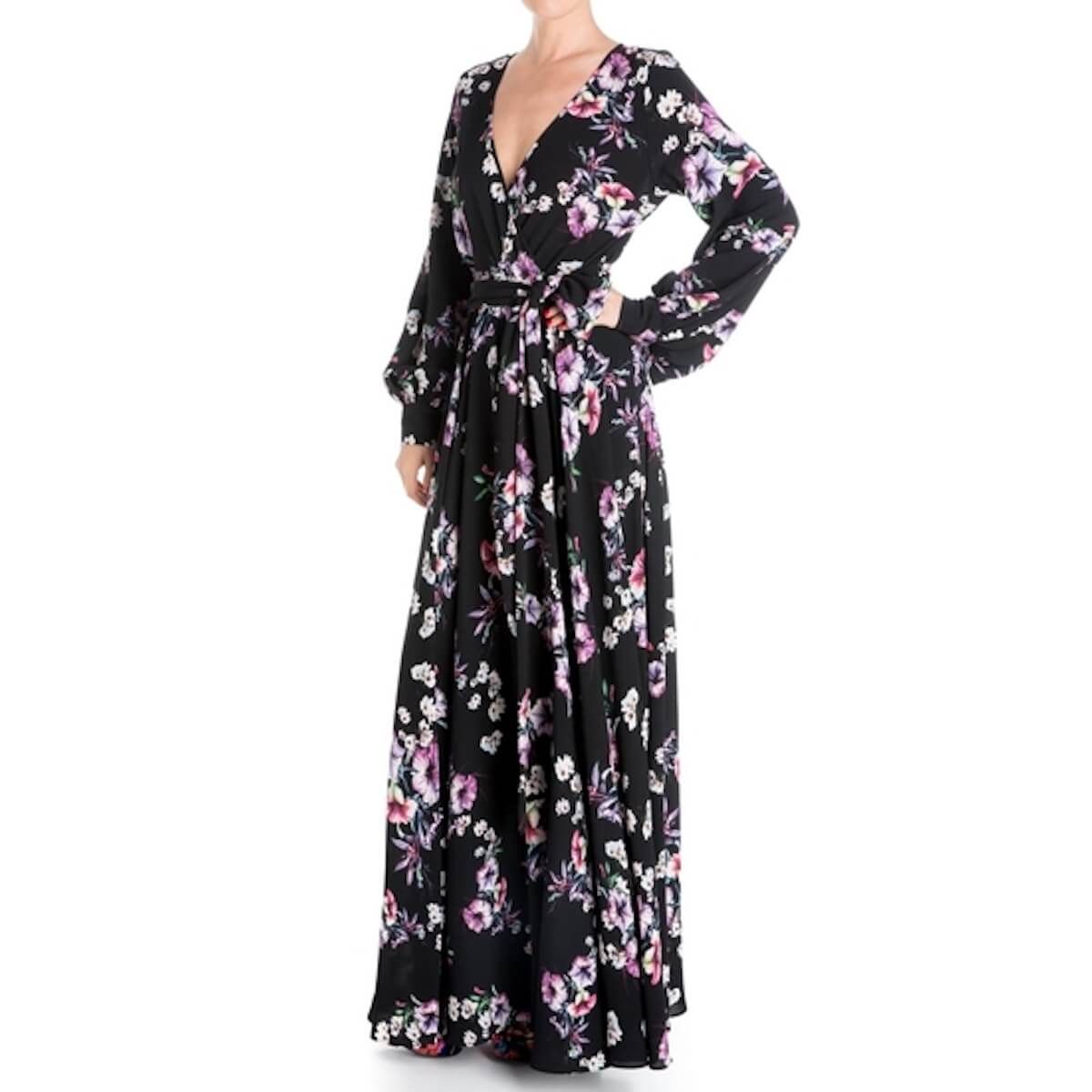 LilyPad Maxi Dress - Jasmine Black - BTK COLLECTIONS