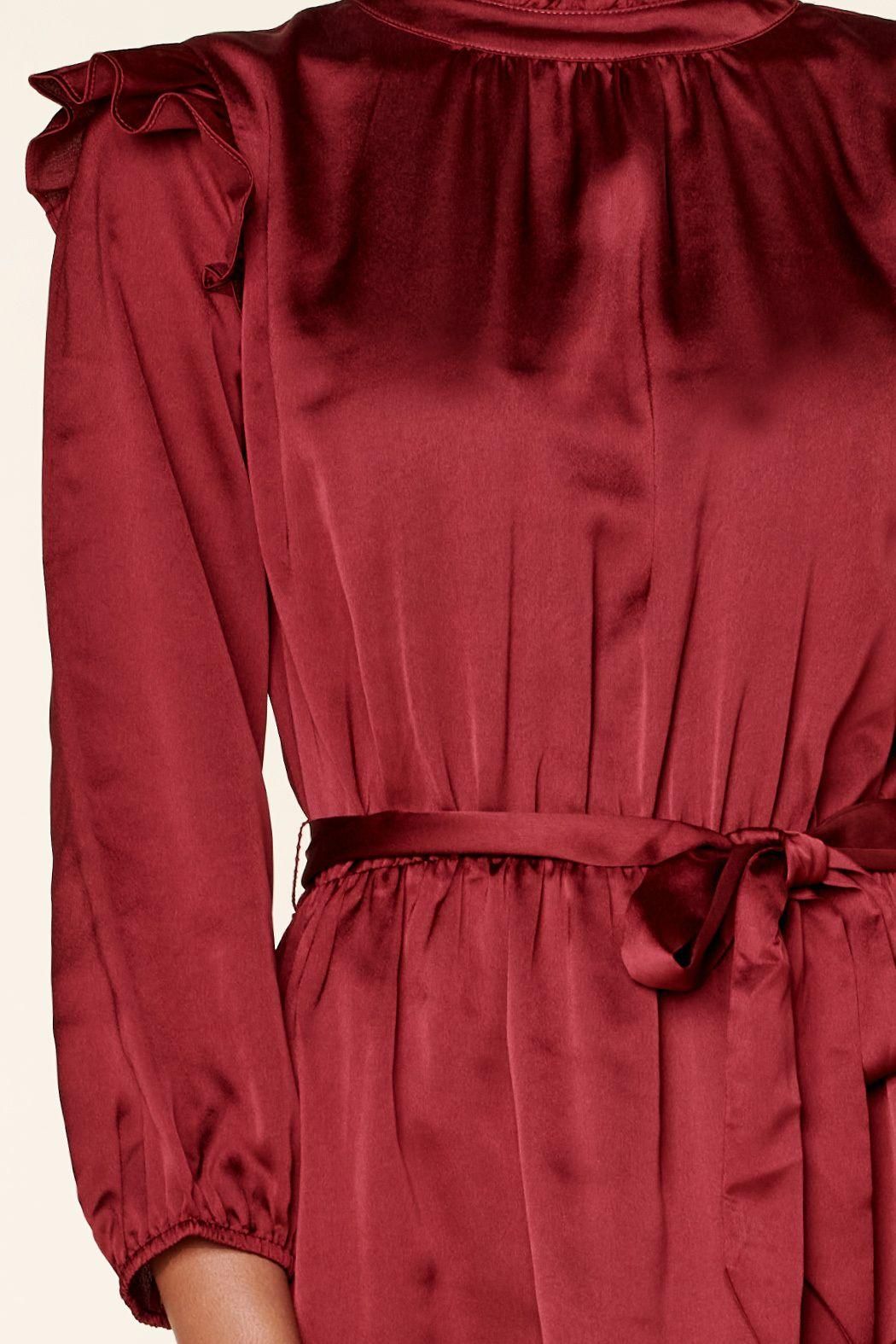 One and Only Asymmetrical Flounce Mini Dress - BTK COLLECTIONS