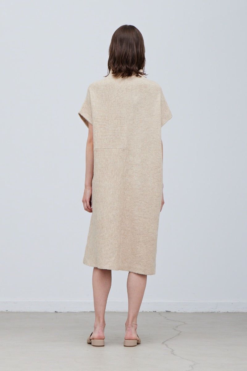 Oversize High Neck Sweater Dress - BTK COLLECTIONS