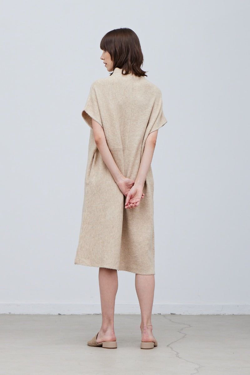 Oversize High Neck Sweater Dress - BTK COLLECTIONS