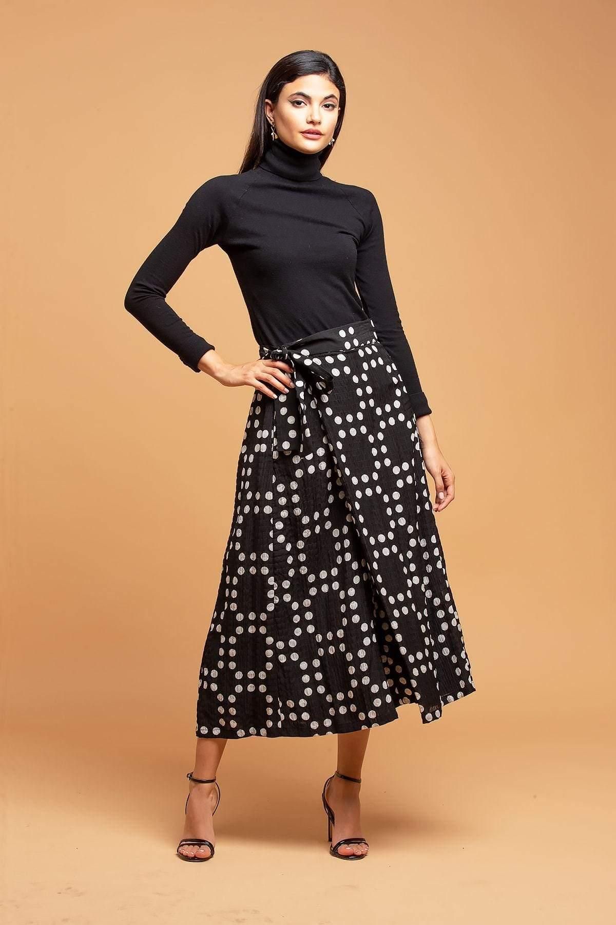 Polka Dot Palazzo Pants - BTK COLLECTIONS