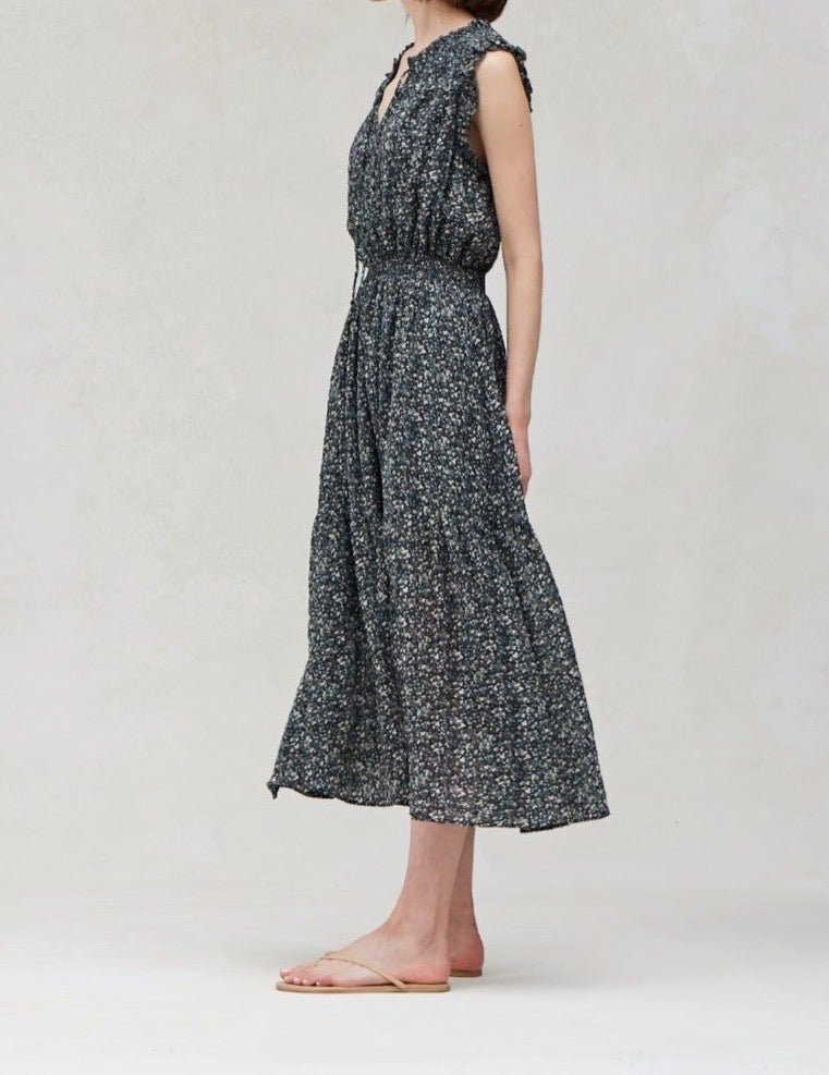 Printed Midi Dress - BTK COLLECTIONS