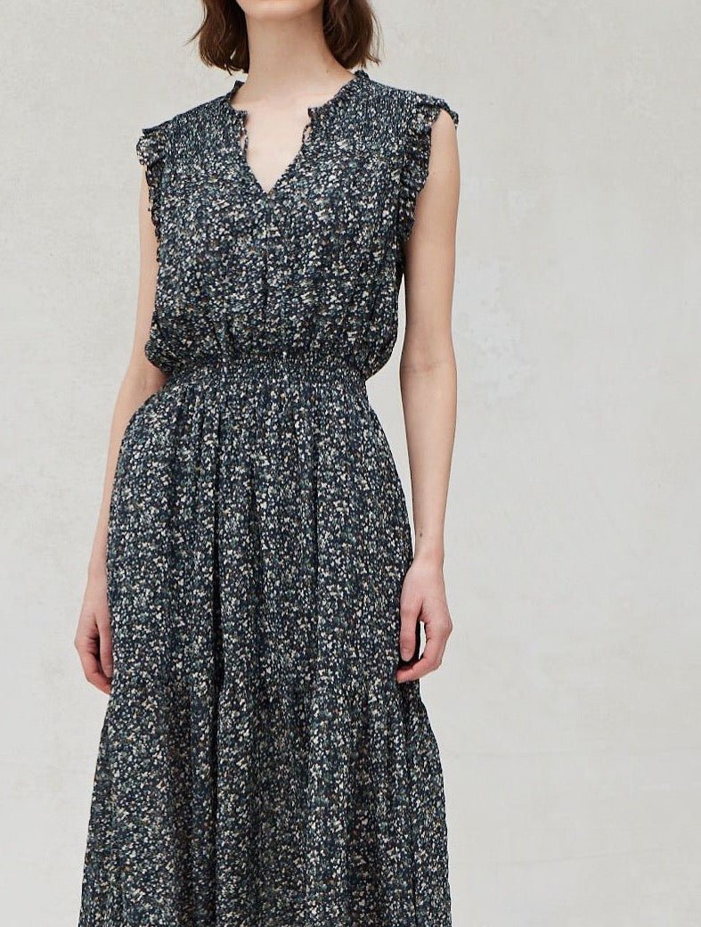 Printed Midi Dress - BTK COLLECTIONS