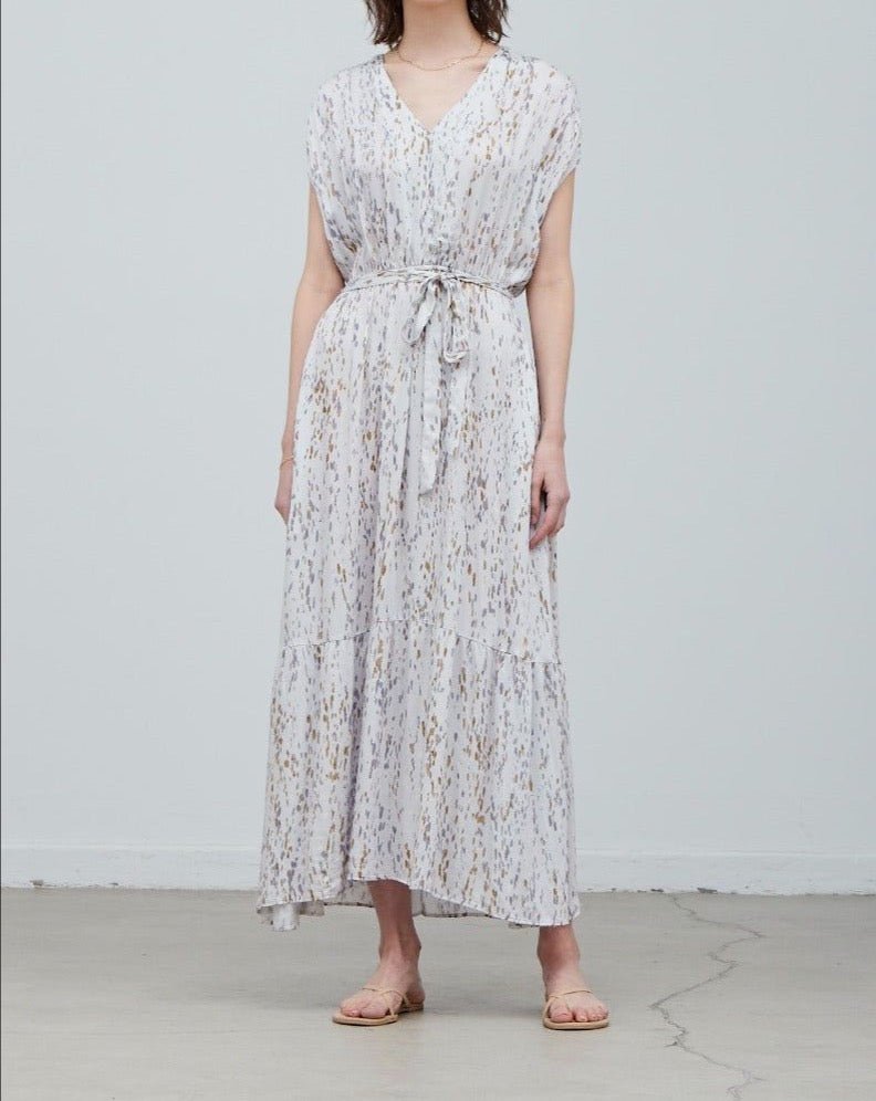 Printed Tiered Maxi Dress - BTK COLLECTIONS