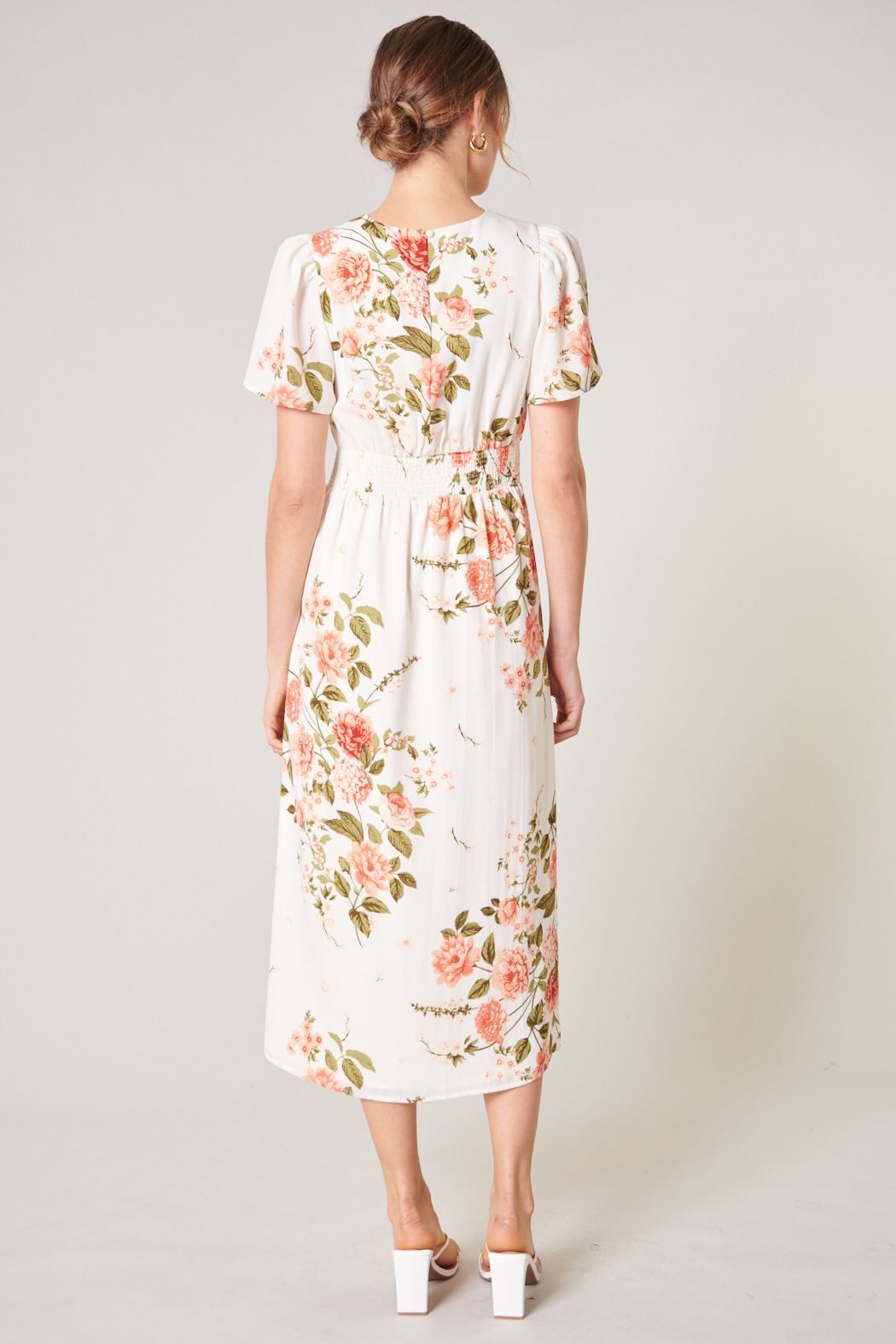 Sweet on You Bloom Midi Dress - BTK COLLECTIONS